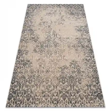 Tappeto Lana JADE 45016/100 Ornamento vintage beige / blu OSTA