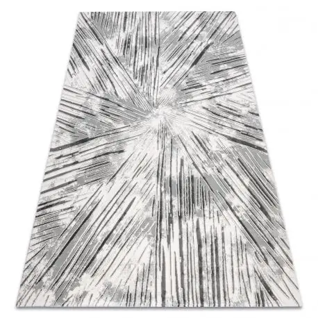 Tappeto ACRILICO VALS 0W1733 C53 47 Astrazione spaziale 3D avorio / grigio