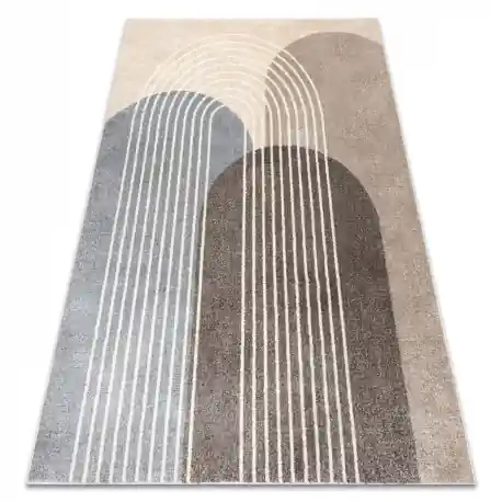 Tappeto FUSION 0810 beige / marrone - Geometrico, moderno, astratto