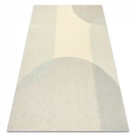 FLUX 461.7.AE120 tappeto in lana OSTA - Geometrico, strutturale, loft beige / grigio