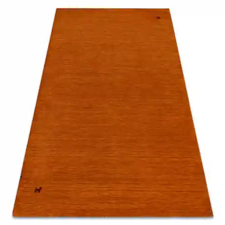 Tappeto in lana GABBEH LOOM terracotta - TESSUTO A MANO spesso