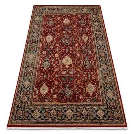 Tappeto in lana KESHAN frange, orientale classico 7522/53588 beige / chiaretto / blu scuro