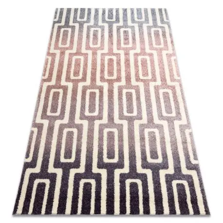 Tappeto KAKE 25809657 Labirinto moderno violet / rosa / grigio