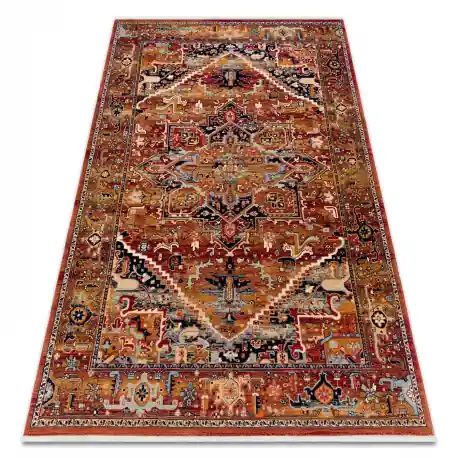 Tappeto in lana KESHAN frange, Ornamento orientale 2886/53588 chiaretto