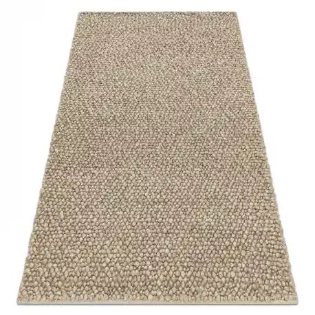 Tappeto in lana TAHAR 99005C beige - TESSUTO A MANO, uniforme