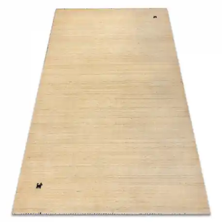 Tappeto in lana GABBEH LOOM natural beige chiaro - TESSUTO A MANO spesso