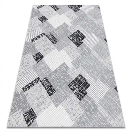 Tappeto SAMPLE REMI Geometrico grigio / nero