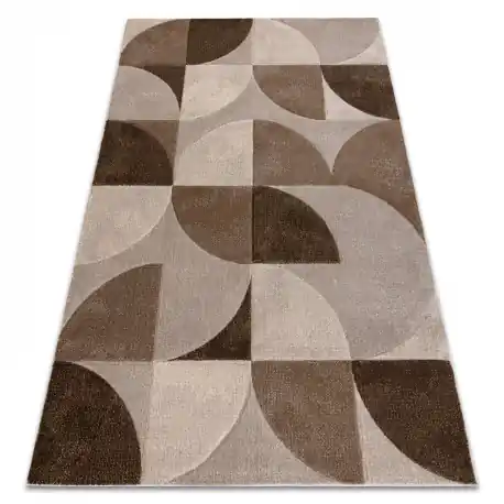 Tappeto ARCANA 0822 beige / marrone chiaro, geometrico, moderno