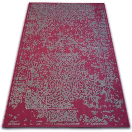 Tappeto Vintage 22208/082 bordo / grigio rosetta classica