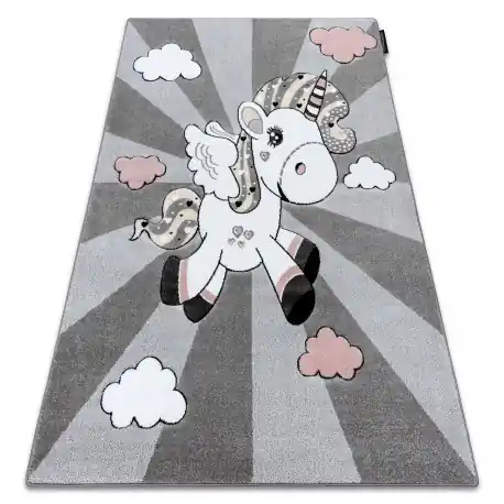 Tappeto PETIT UNICORN UNICORNO grigio