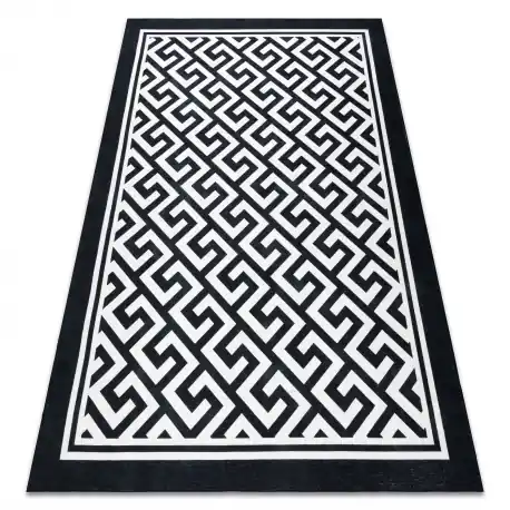ANTIKA Tappeto 122 tek, moderno, greco lavabile - avorio / grigio