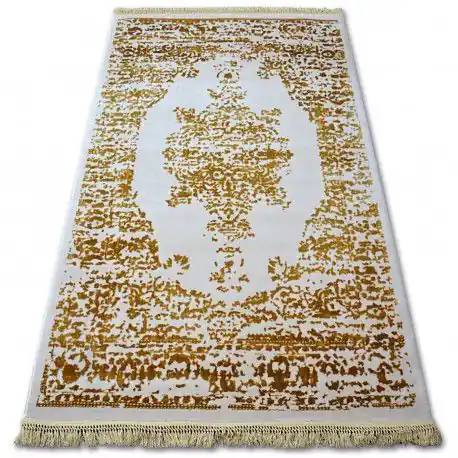 Tappeto ACRILICO MANYAS 192AA Avorio/Oro frange