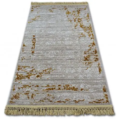 Tappeto ACRILICO MANYAS 193AA Marroneowy/Crema frange