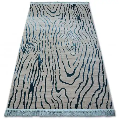 Tappeto ACRILICO MANYAS 195AA grigio/Blu frange