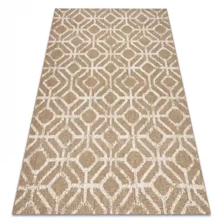 Tappeto in sisal FLAT 48957265 Geometrico RHOMBY beige naturale corda