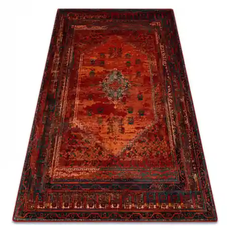 Tappeto di lana OMEGA MISTIK rosso