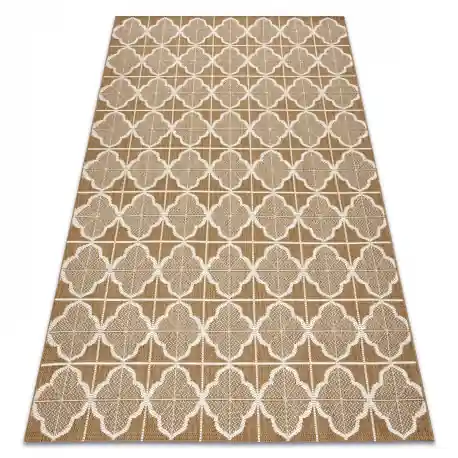 Tappeto in sisal FLAT 48900001 Traliccio marocchino beige naturale corda