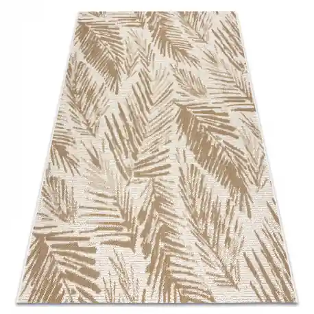 FLAT 48977256 Tappeto in sisal Foglie di palma - colore paglia beige naturale, corda