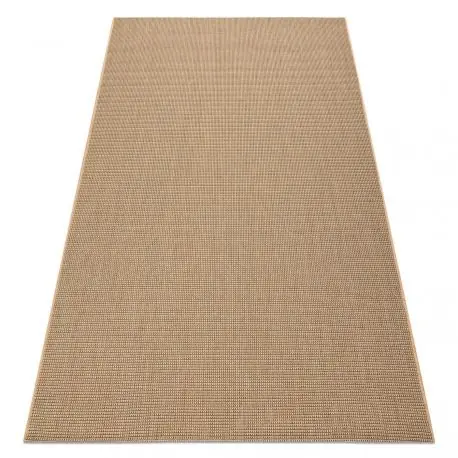 TAPPETO DI SPAGO SIZAL FLOORLUX 20580 pianura tinta unita - naturale / caffè