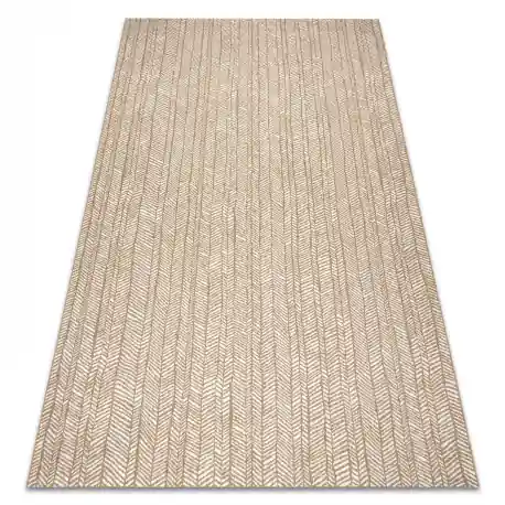 FLAT 48964265 Tappeto in sisal Spina di pesce - colore paglia beige naturale, corda