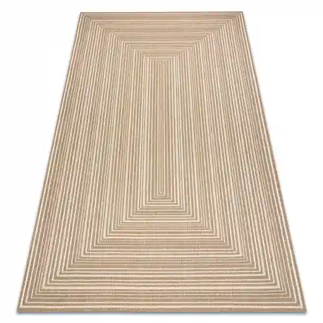 FLAT 48962265 Tappeto in sisal Geometrico - colore paglia beige naturale, corda