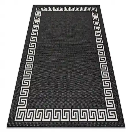 Tappeto SIZAL FLAT 49373690 Greco nero / crema