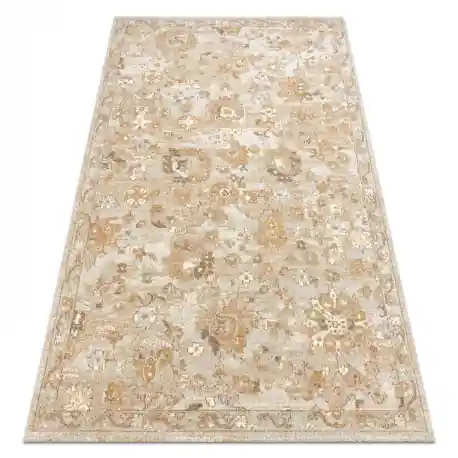 Tappeto in lana SOHO 477.22.LA115 OSTA Ornamento, fiori naturale beige