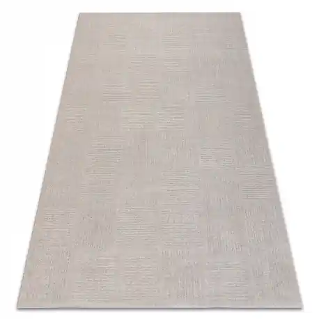 Tappeto in lana TEXTURA 488.20.LA110 OSTA - Linee, geometrica strutturale grigio