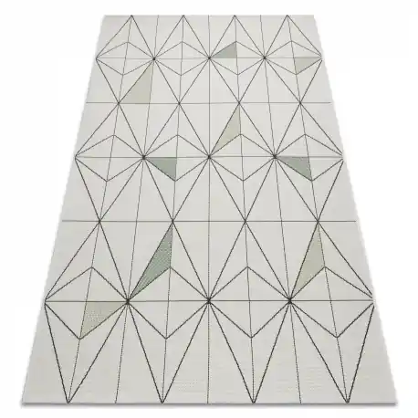 Tappeto DI SPAGO SIZAL COLOR 19447/062 Rombi Triangoli Crema