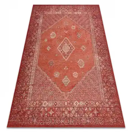 Tappeto in lana ANTIGUA 518 76 JT300 OSTA - Rosetta, struttura, tessitura piatta rosso