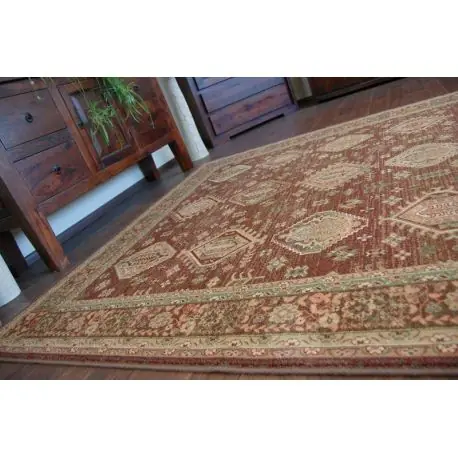 Tappeto di lana OMEGA SARDIS borgogna