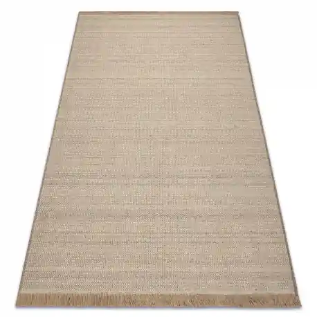 Tappeto in lana VILLA 8986/79500 Melange SIZAL, tessitura piatta beige / grigio