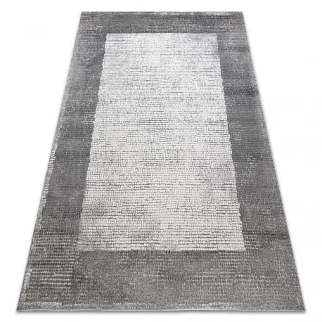 Tappeto NOBLE moderno 9730 65 Telaio vintage - Structural due livelli di pile crema / grigio