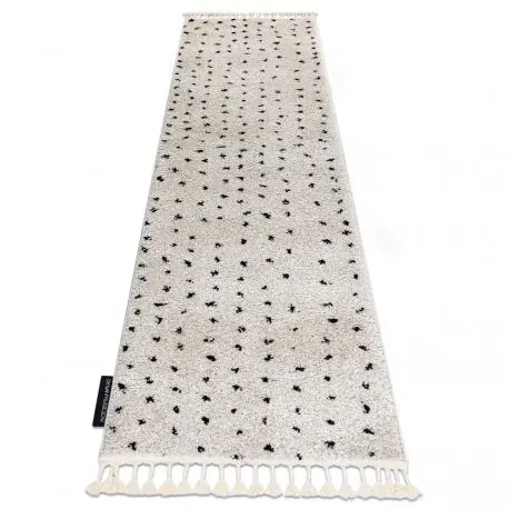 Tappeto, tappeti passatoie BERBER SYLA B752 puntini crema - per il soggiorno, la cucina, il corridoio