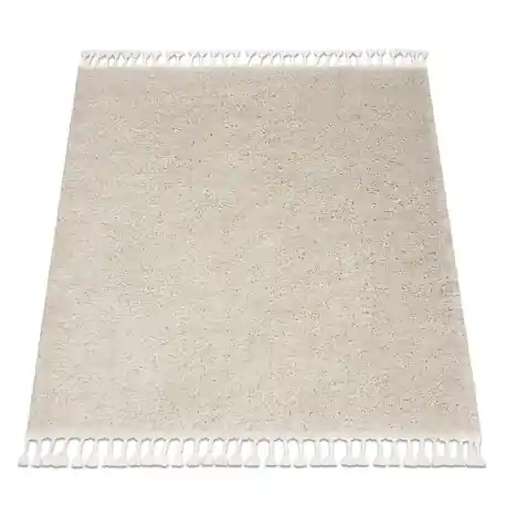 Tappeto BERBER quadrato 9000 crema Frange berbero marocchino shaggy