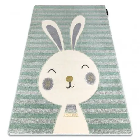 Tappeto PETIT RABBIT coniglio verde