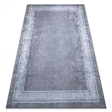 Tappeto lavabile MIRO 51317.807 Telaio, greco antiscivolo - grigio