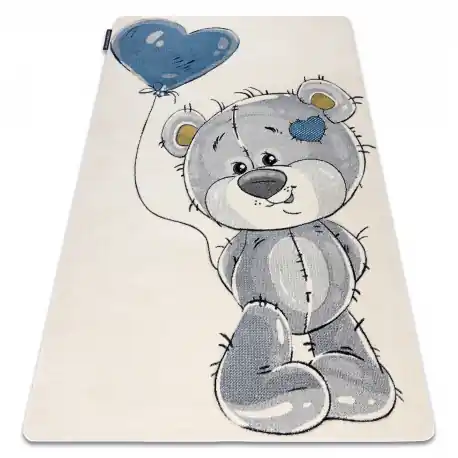 Tappeto PETIT TEDDY orsacchiotto di peluche crema