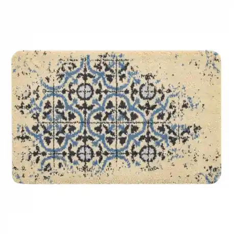 Tappeto bagno CERAMIC piastrelle di lisbona antiscivolo, morbido - grigio