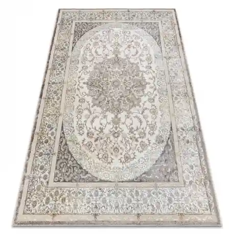 BLISS Z204AZ128 tappeto crema / beige - Cadre, ornamento, moderno, strutturale