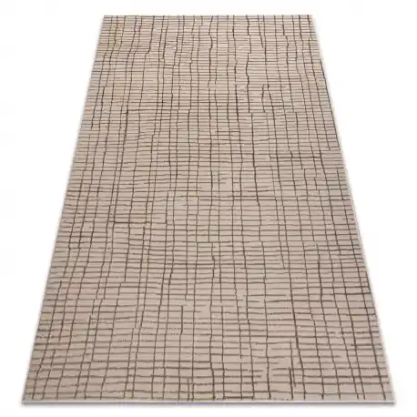 Tappeto AURA J1852A beige - Linee, strutturale, moderno