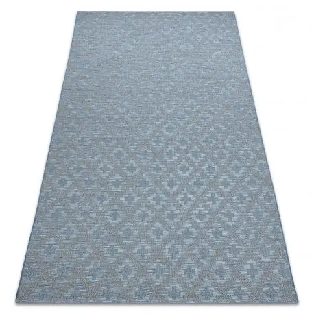 Tappeto SIZAL FORT 36215535 blu quadri