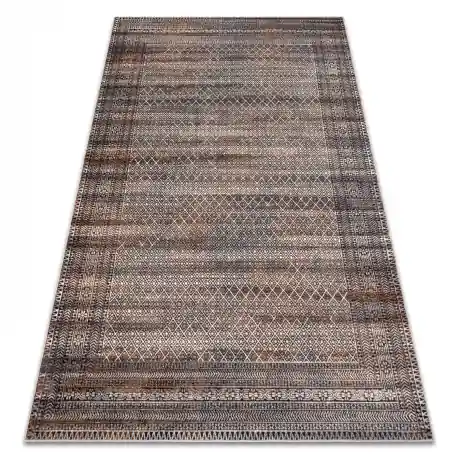 Tappeto in lana NAIN Telaio, ромбы 1277/51655 beige / grigio / marrone