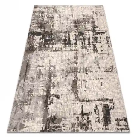 Tappeto in lana NAIN Astrazione, vintage, 7005/51625 beige / grigio