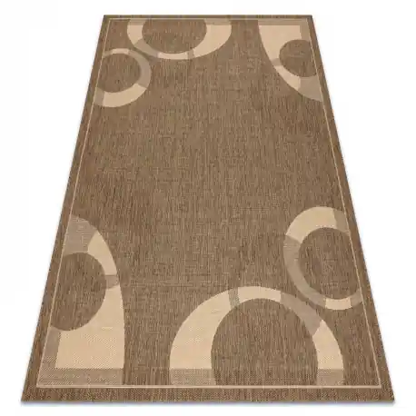 TAPPETO DI SPAGO SIZAL FLOORLUX 20078 caffè / mais