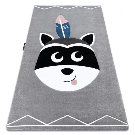 Tappeto PETIT RACCOON MUKKI PROCIONE grigio