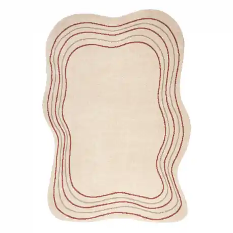 Tappeto FUSION 5707 crema / terracotta Shape - Astrazione, moderno, astratto, irregolare