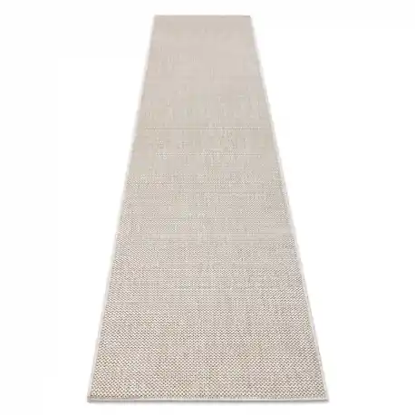 Tappeto, passatoia SIZAL SION A5165A Melange tessuto piatto écru / crema