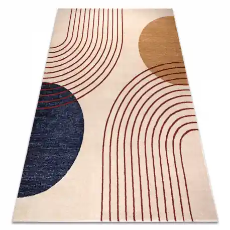 Tappeto FUSION 0001 beige / chiaretto - Geometrico, moderno, astratto