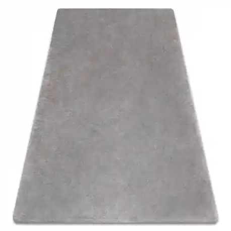 Tappeto POSH Shaggy grigio peluche, antiscivolo, lavabile